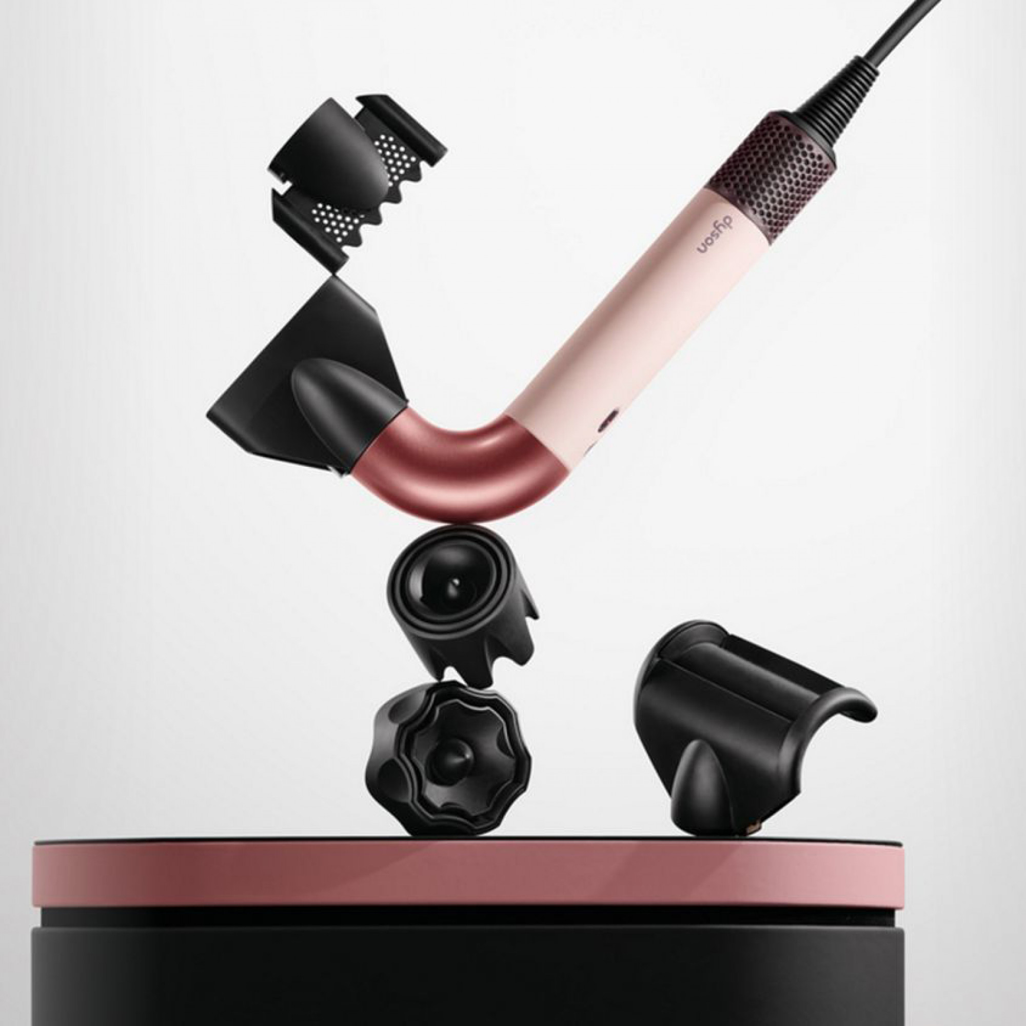 Фен Dyson HD17 Supersonic R Pro Hair Dryer Curly+Coily - Ceramic Pink/Rose Gold (113361-01) EU